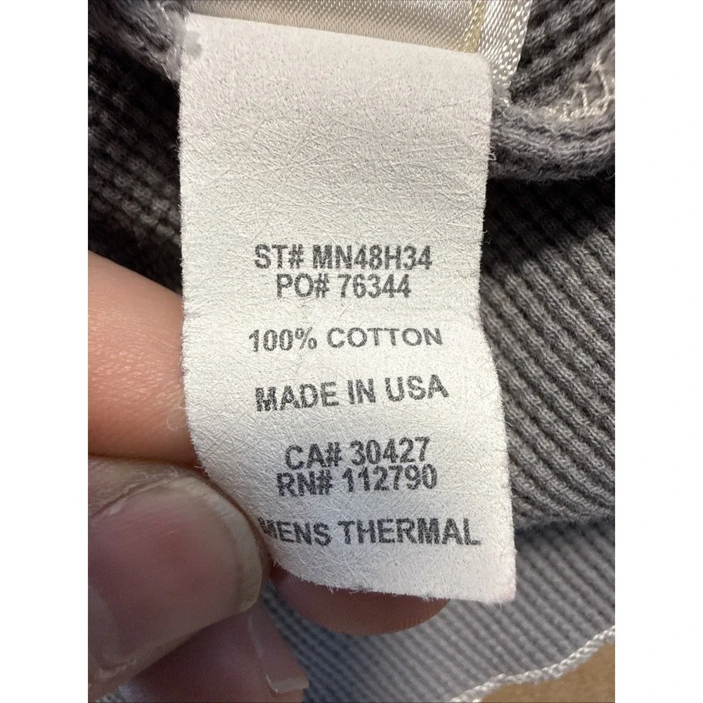 true religion‎ thermal Size XL, Gray, Logo Down Sleeve